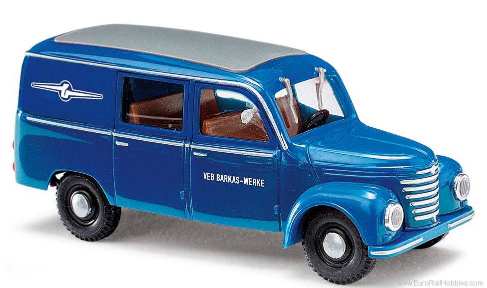 Busch 51273 Framo V901/2, Half bus, Barkas Werke, Blue