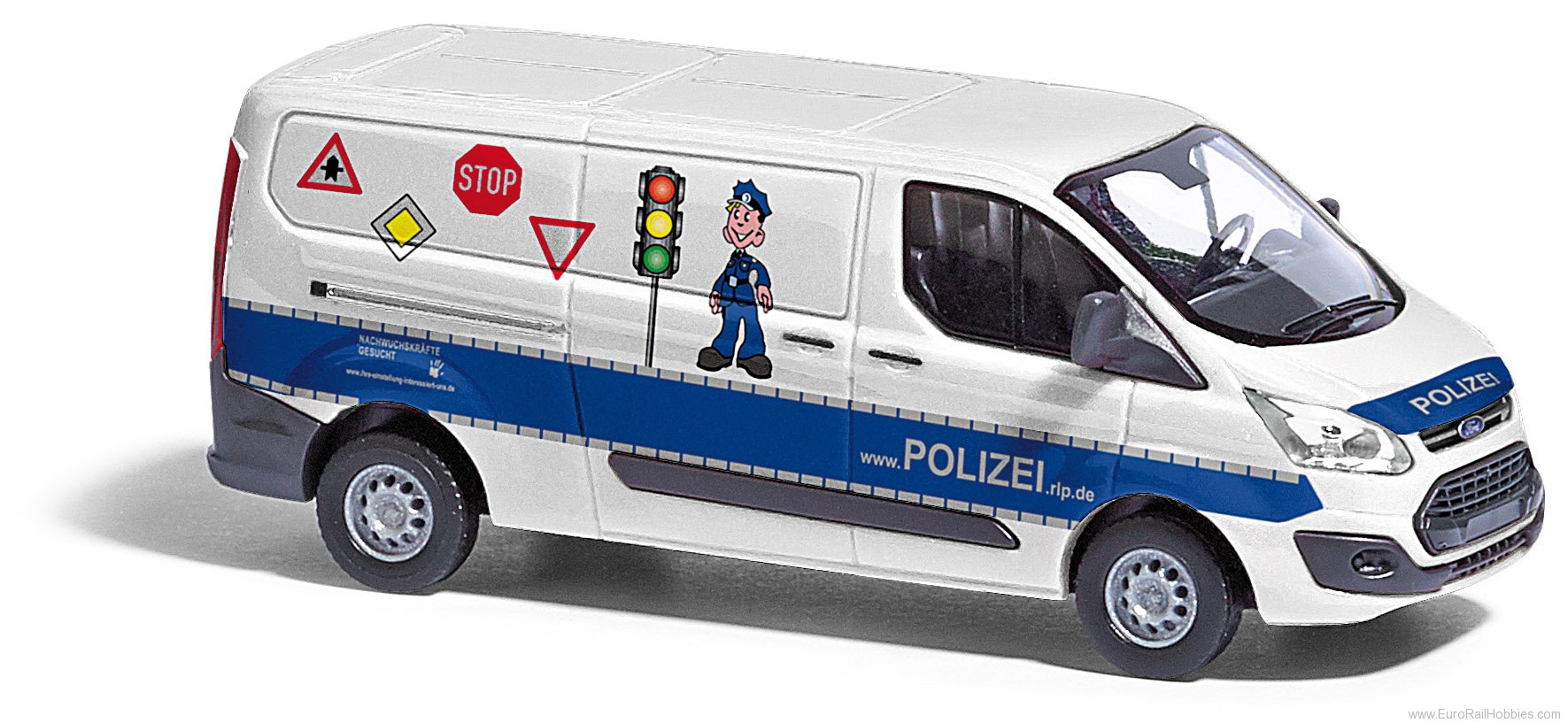 Busch 52415 Ford Transit Custom, Polizei Verkehrss