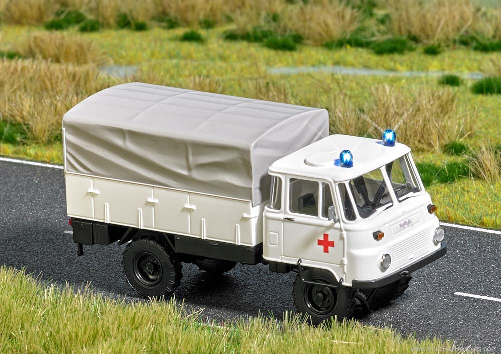 Busch 5627 Vehicle with Blue Blinking Lights