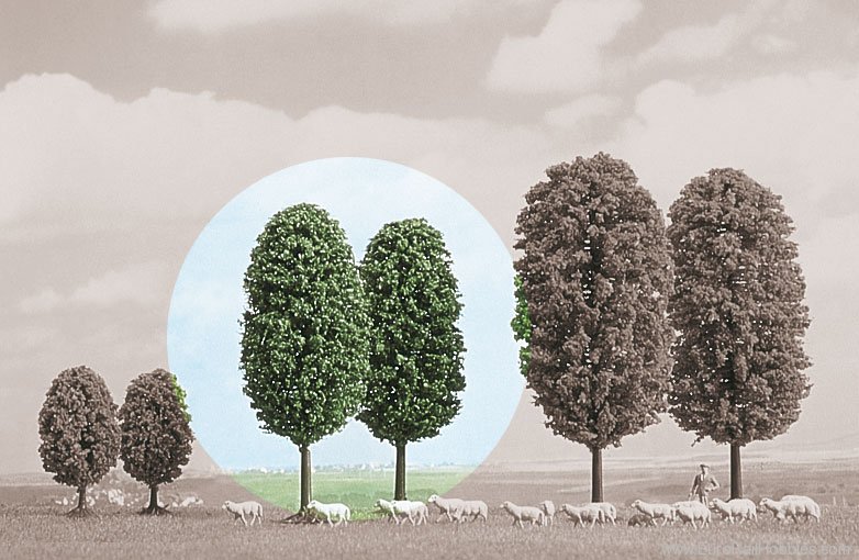 Busch 6053 2 deciduous trees