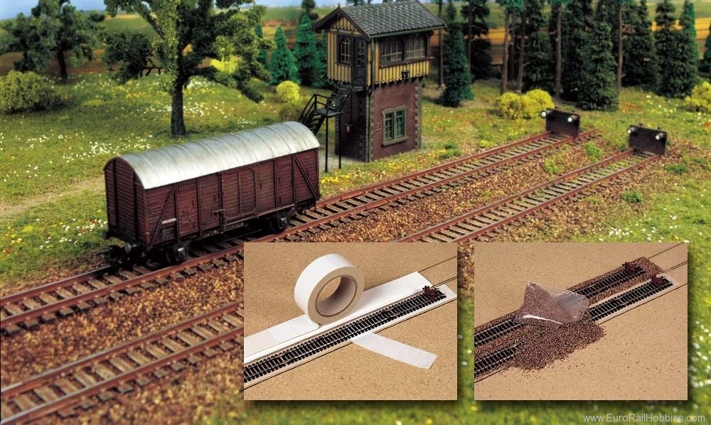 Busch 7090 Track ballast tape with ballast