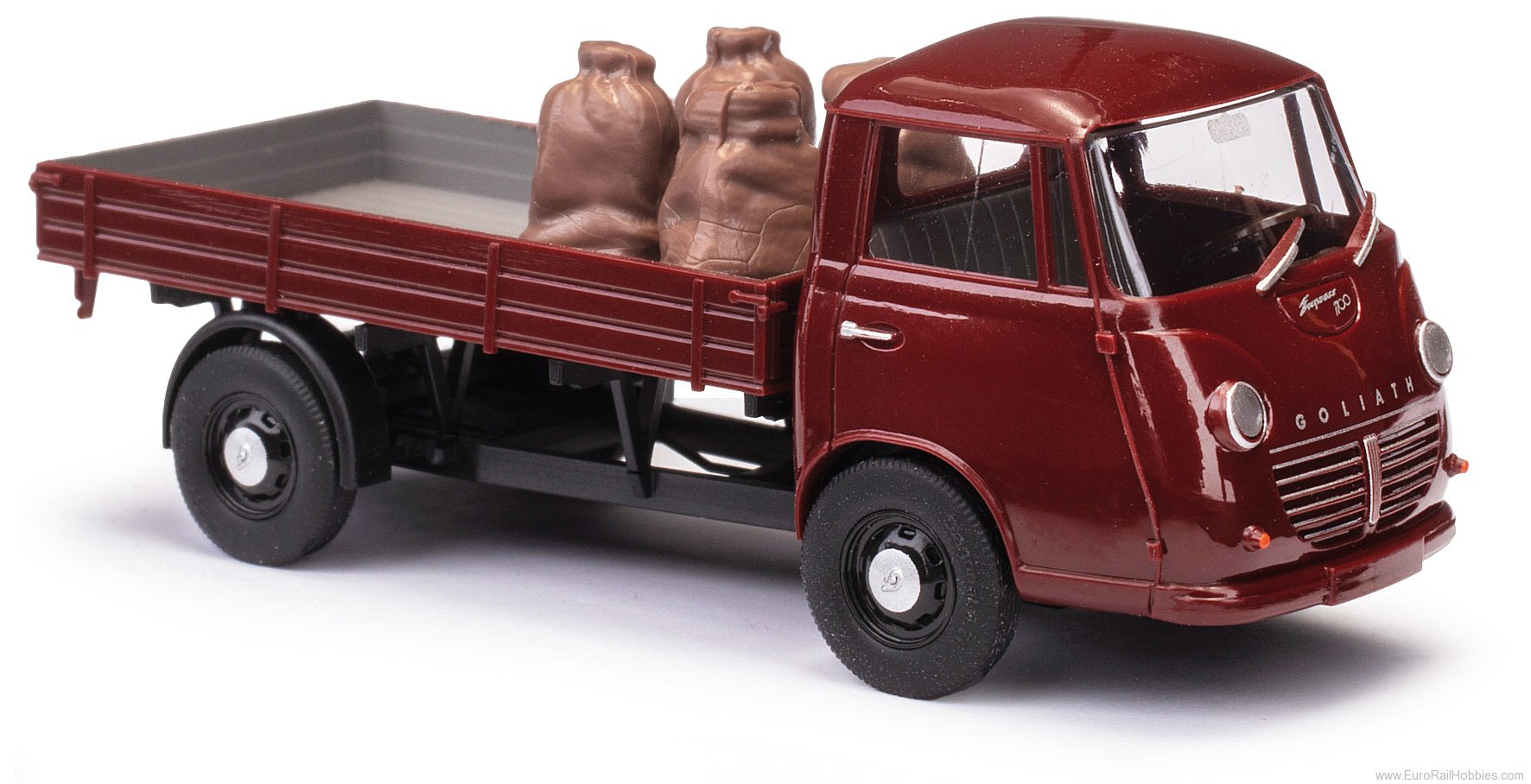 Busch 94204 3K: Goliath Express Pritsche + Sacken