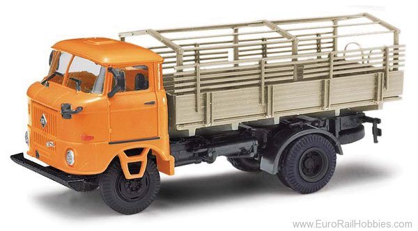 Busch 95223 IFA W50 LA PV Truck with Low-Side Bed & Tarp 