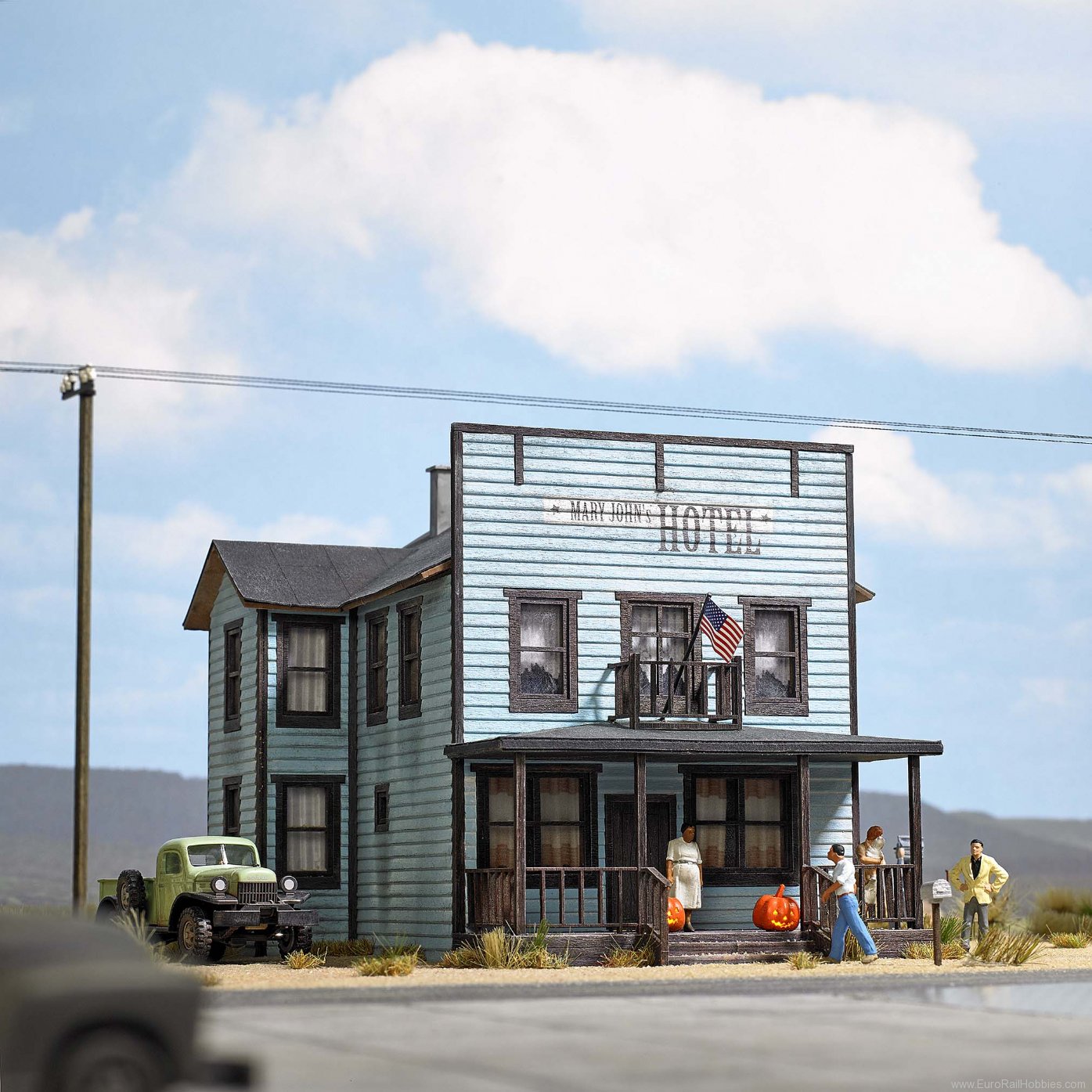 Busch 9722 HO Hotel (Kit)