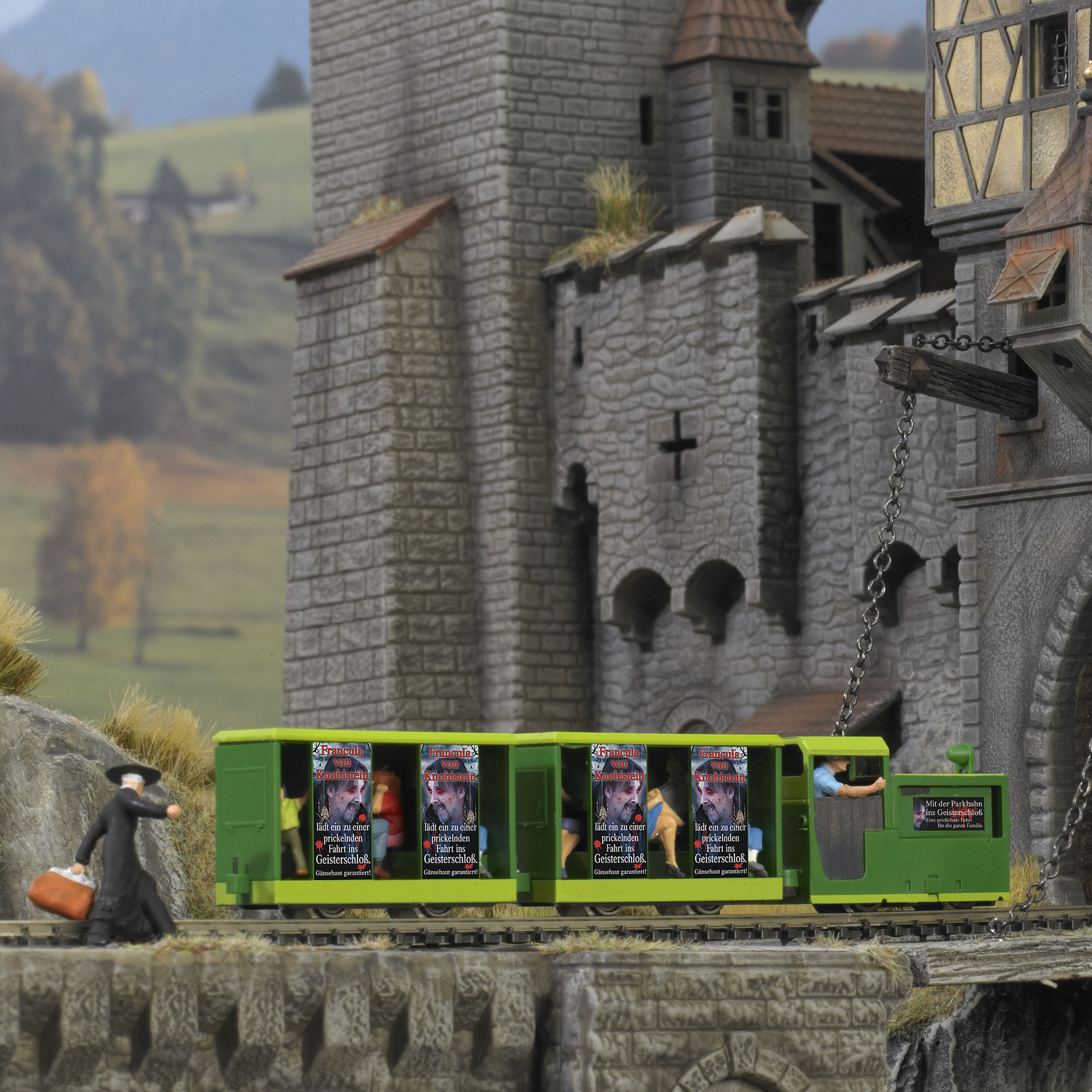 Busch 12018 HO Busch Feldbahn HOf Starter set 'Sightseeing