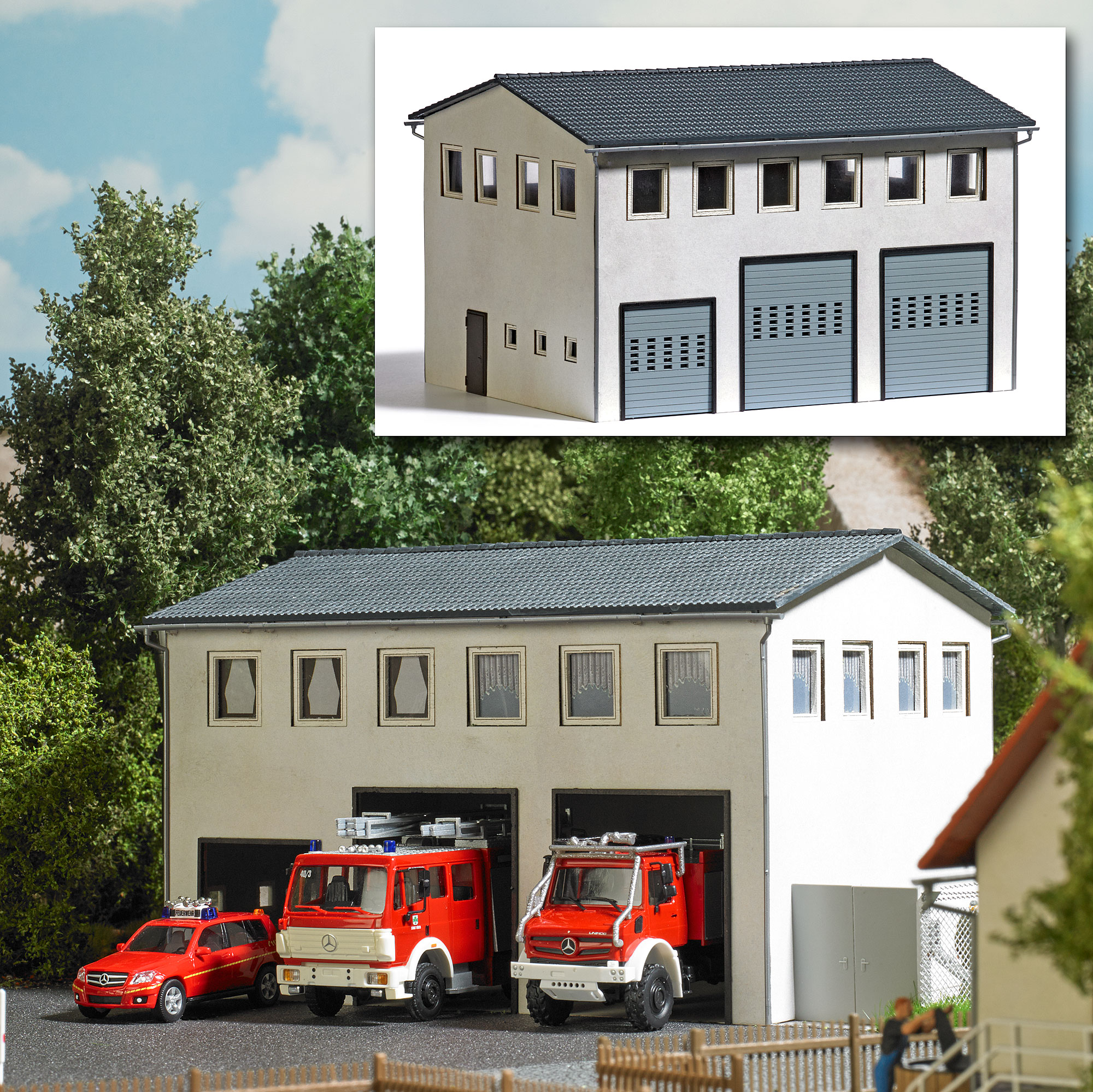 BUSCH ブッシュ 1/87スケール（HO） SMART Feuerwehr BUSCH ブッシュ 1/87スケール（HO） SMART Feuerwehr 【公式通販】