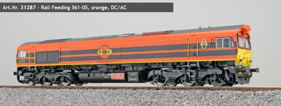 ESU 31287 Diesel locomotive, Rail Feeding 561-05, Ep VI