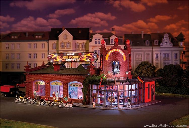 Faller 130483 HO House of Choppers Motorcycle Shop