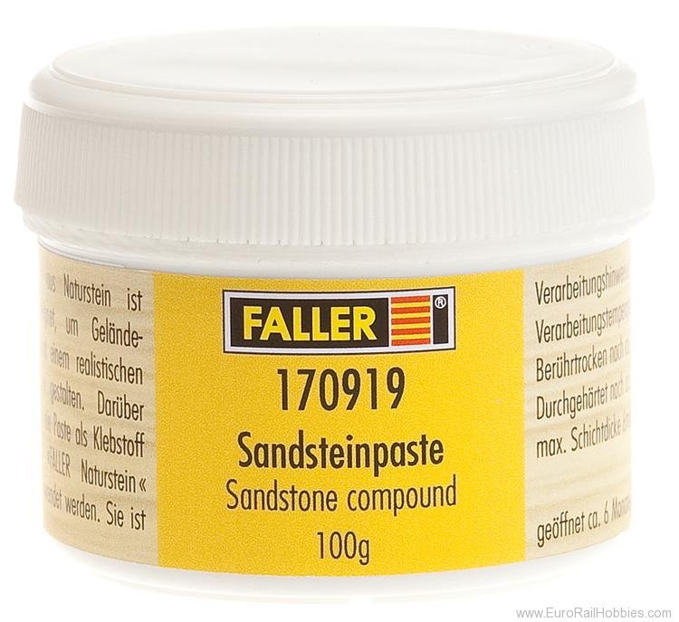 Faller 170919 Stone paste, 100 g, dark white