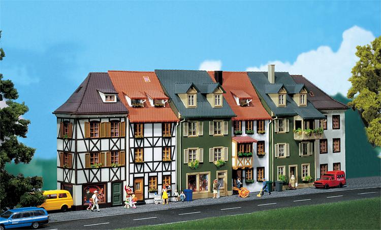 Faller 130430 HO Six relief houses