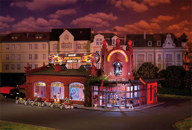 Faller 130483 HO House of Choppers Motorcycle Shop