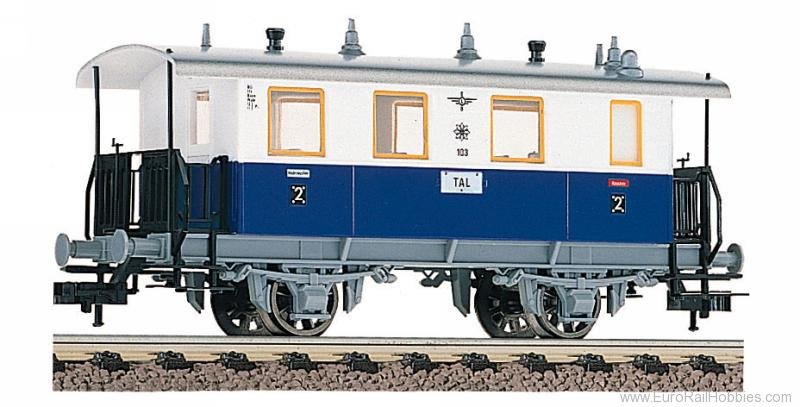 Wagon Fleischmann HO Réf. 5053, époque 1, éclairage Intérieur - Modèle Réduit De Collection Occasion