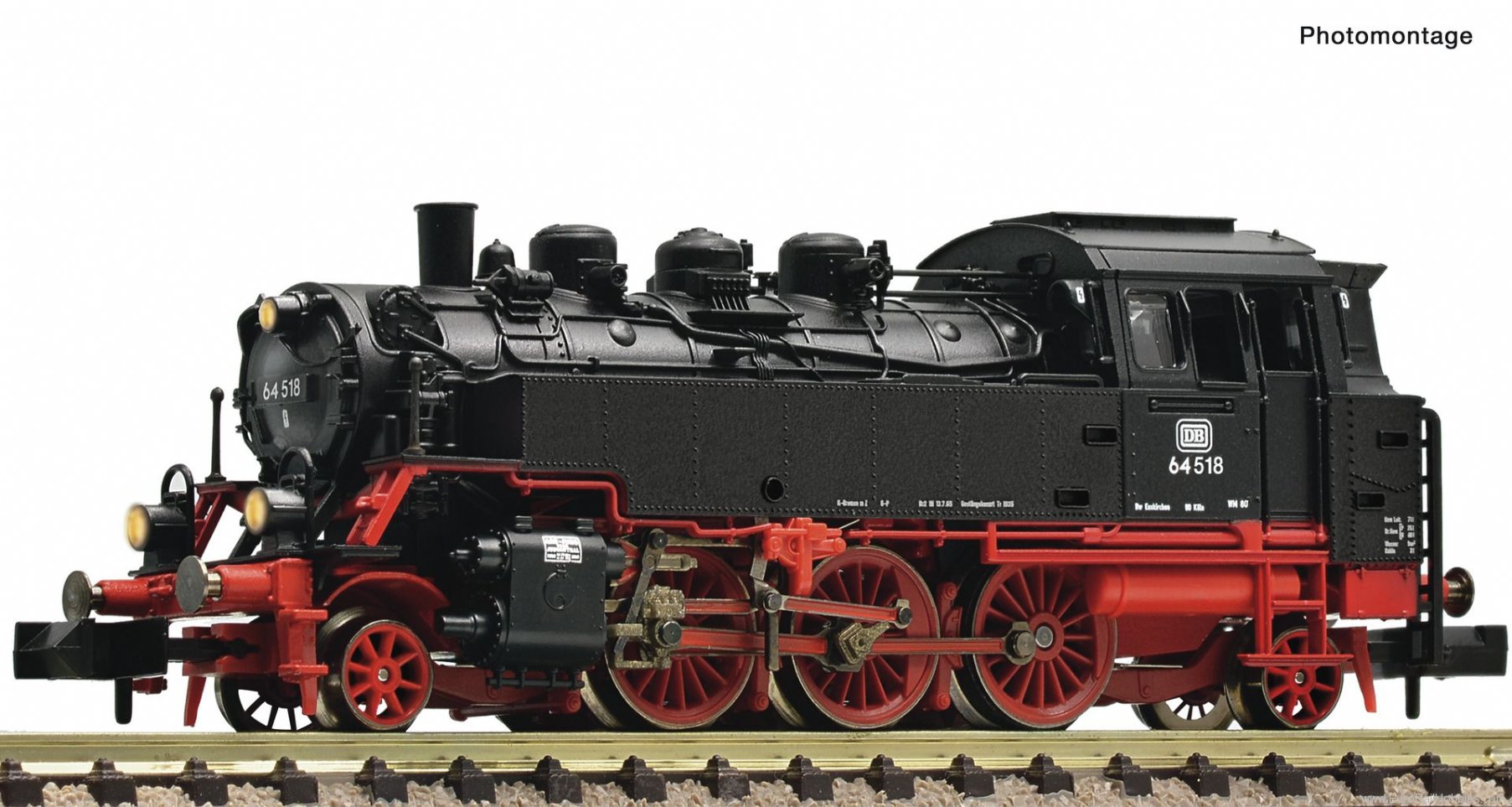 Fleischmann 706484 DB 64 518 Steam locomotive DCC