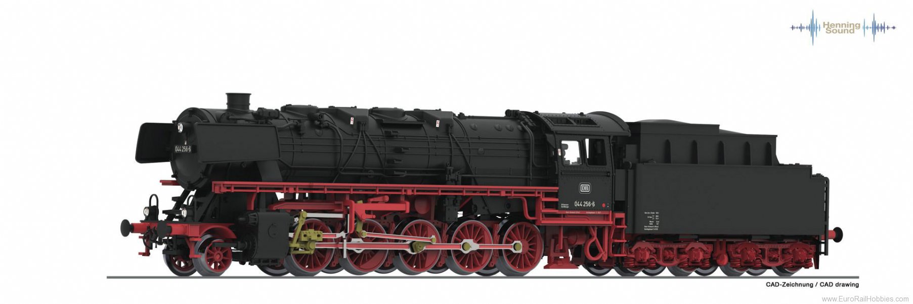 Fleischmann 714471 DB Steam locomotive class 044 w/Coal Tender D