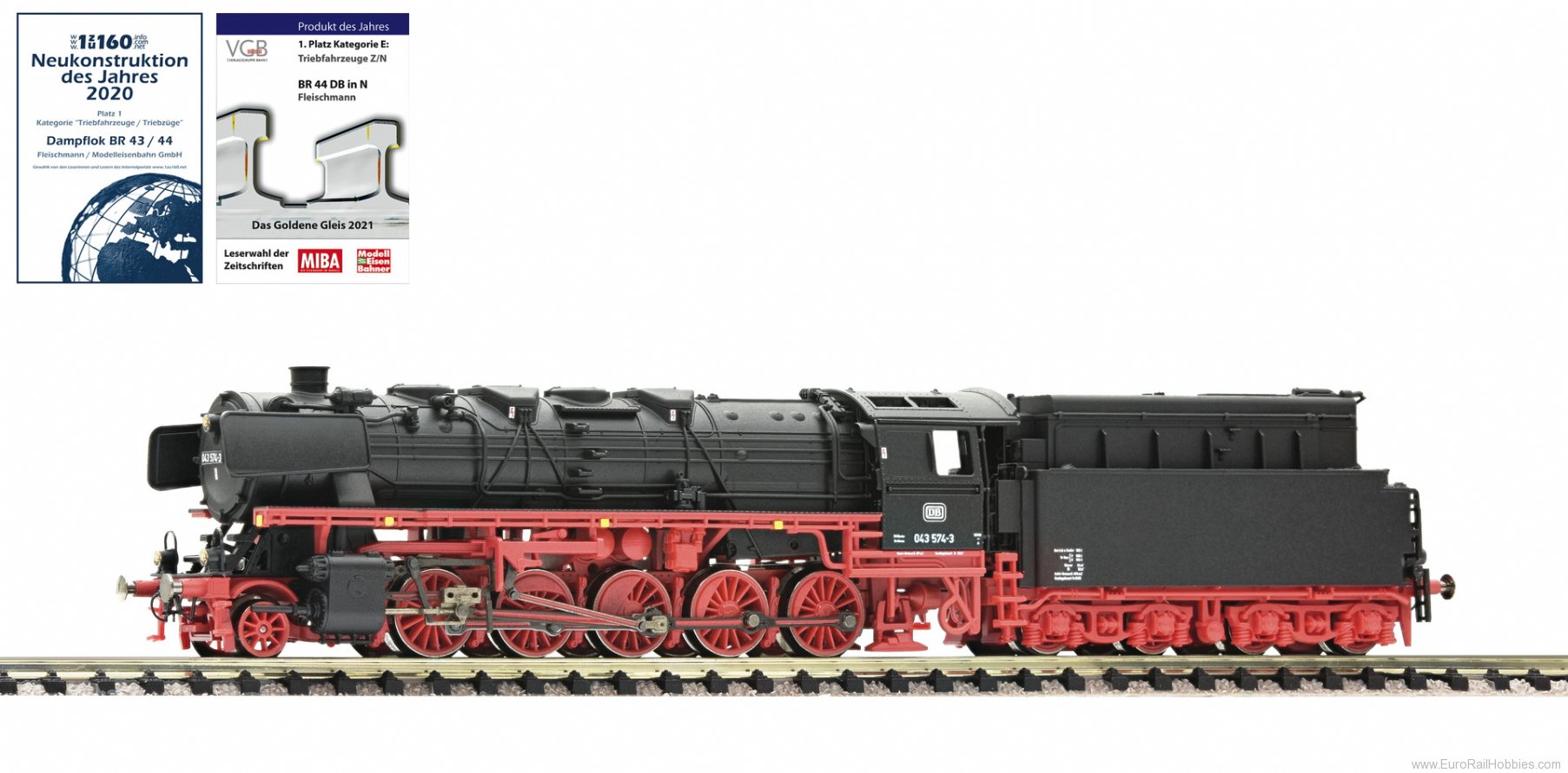 Fleischmann 714474 DB Cl 43 Steam locomotive DCC w/Sound