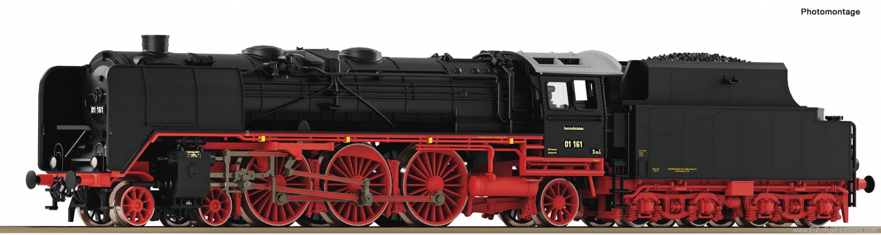 Fleischmann 714503 Steam locomotive 01 161, DRG (DC Analog)
