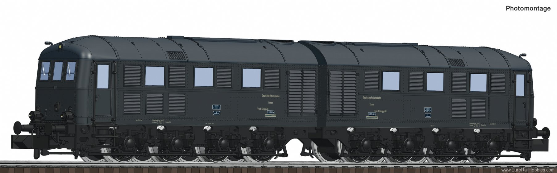 Fleischmann 725101 DWM Diesel electric double locomotive D 311.0