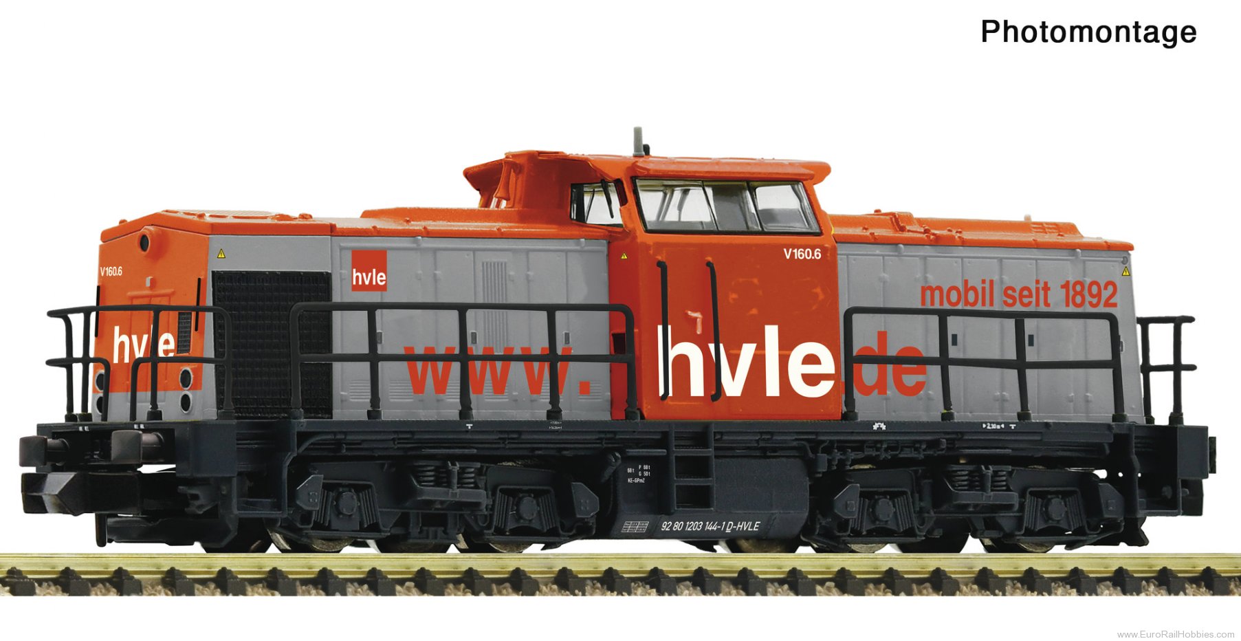 Fleischmann 7360033 HVLE Diesel Locomotive V 160.6