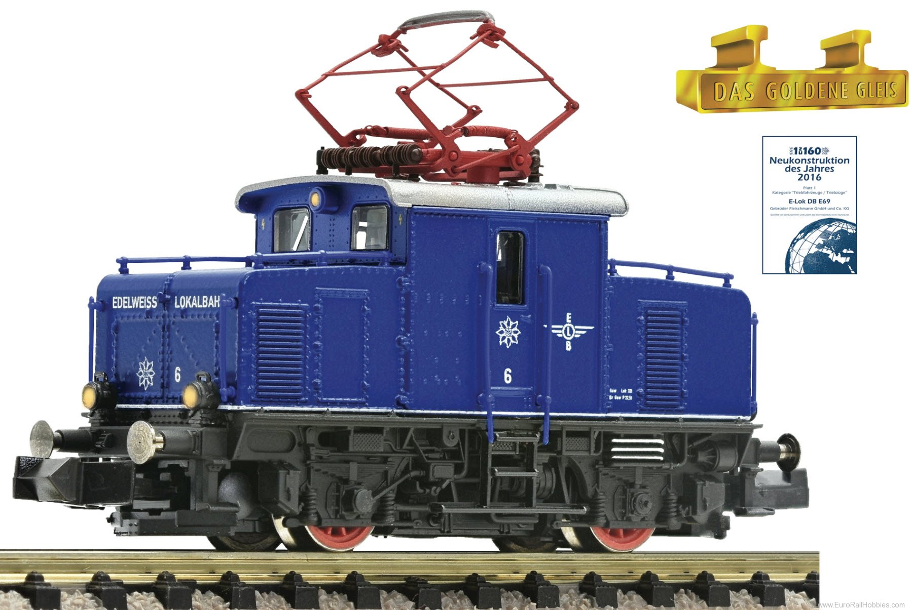 Fleischmann 737104 N Cog Railway Electric Locomotive, Edelweis