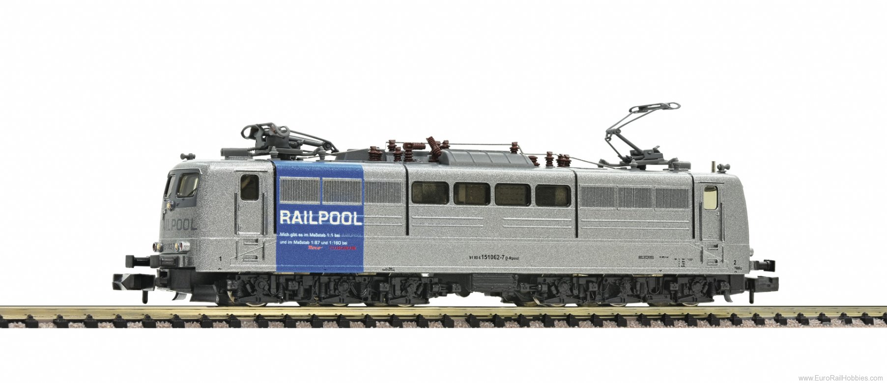 Fleischmann 738092 Railpool 151 062-7 Electric locomotive DCC w/