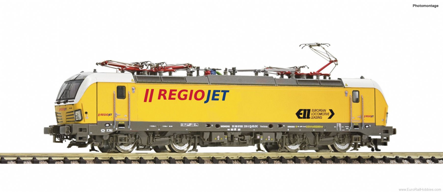 Fleischmann 739312 Regiojet Electric locomotive 193 206-0 