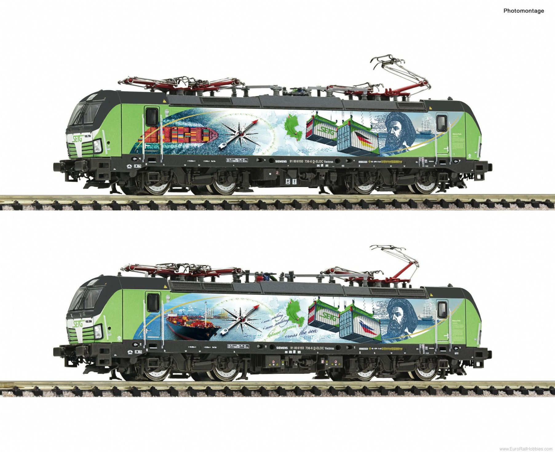 Fleischmann 739348 Electric locomotive 193 736-6, SETG DCC w/Sou