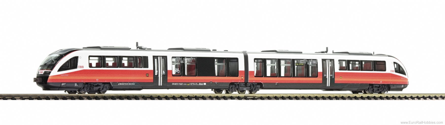 Fleischmann 742277 OBB series 5022 Diesel Multiple Unit DCC w/So