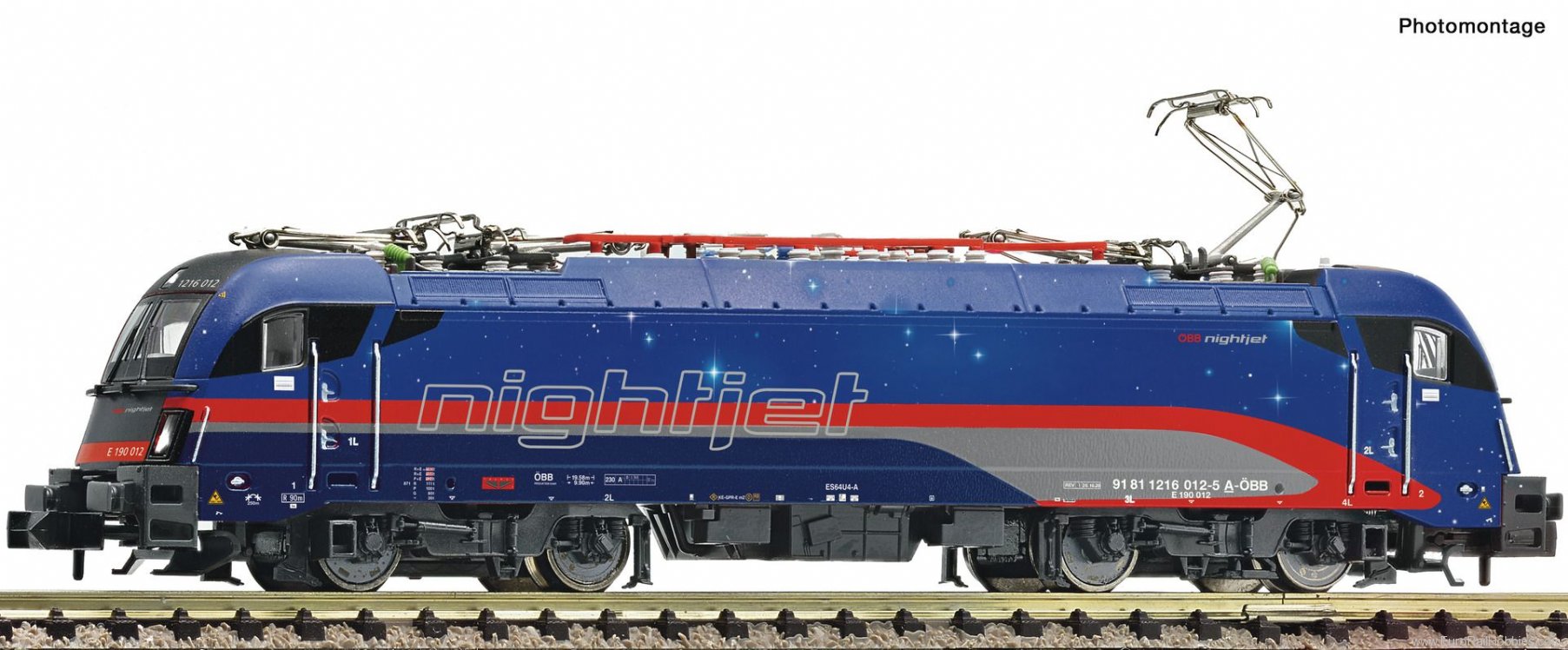 Fleischmann 781804 OBB Electric locomotive 1216 012-5 'Nightjet'