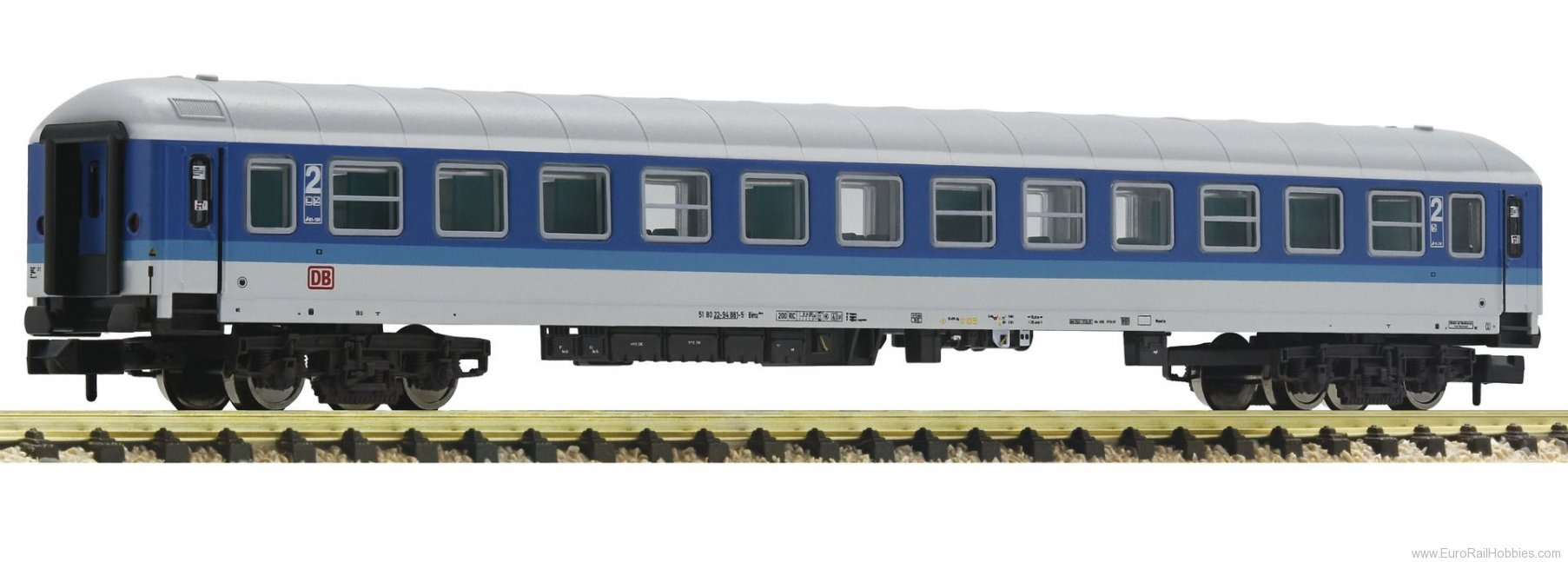 Fleischmann 817706 DB AG 2nd class InterRegio coach type Bim 263