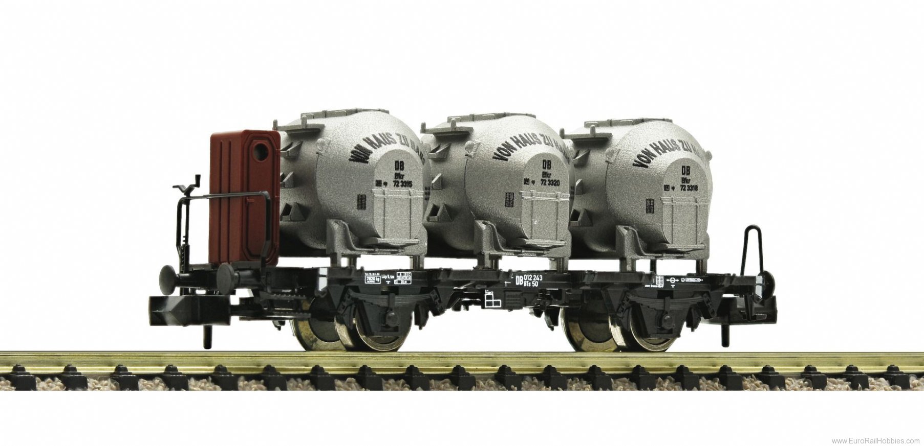 Fleischmann 823701 DB Container carrier wagon type Bt10 w/Brakem