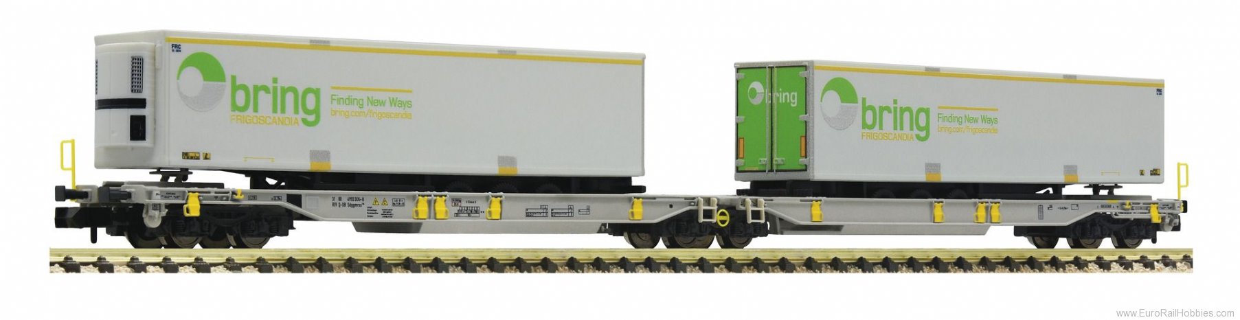 Fleischmann 825006 AAE Articulated double pocket wagon