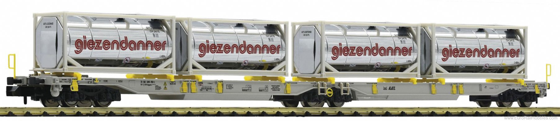 Fleischmann 825009 Articulated double pocket wagon T2000 AAE