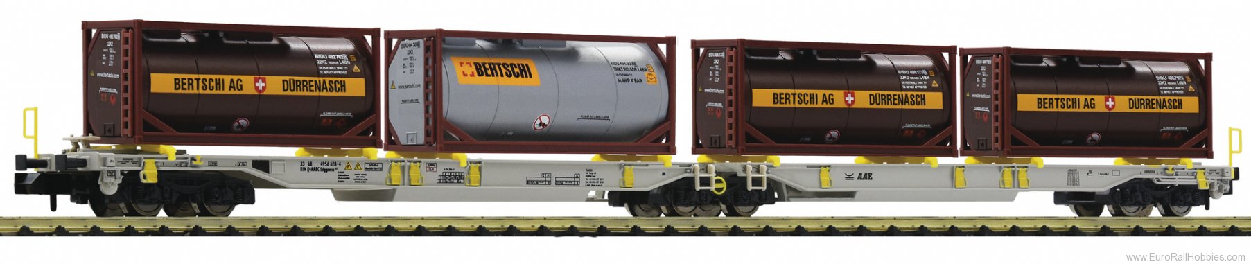 Fleischmann 825026 AAE T2000 Articulated double pocket wagon
