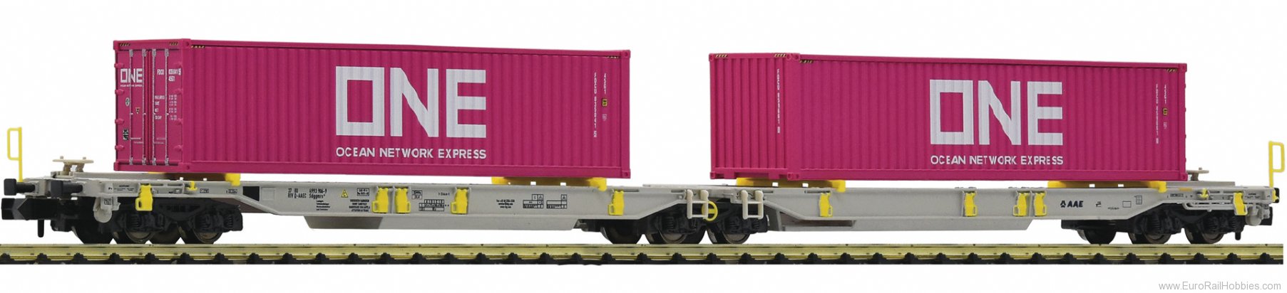 Fleischmann 825027 AAE T2000 Articulated double pocket wagon