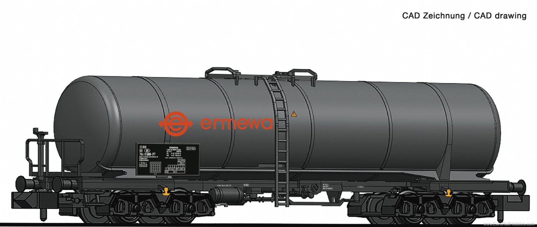 Fleischmann 825811 SNCB Tank wagon Ermewa 