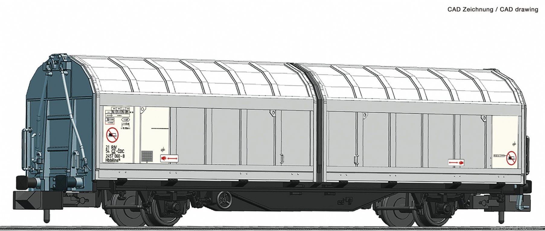 Fleischmann 826251 CD Cargo Sliding wall wagon CD Cargo 