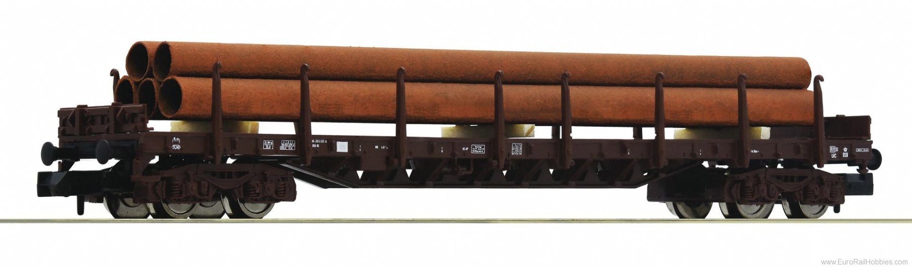 Fleischmann 826808 DSB Stanchion wagon type Rs that carries tube