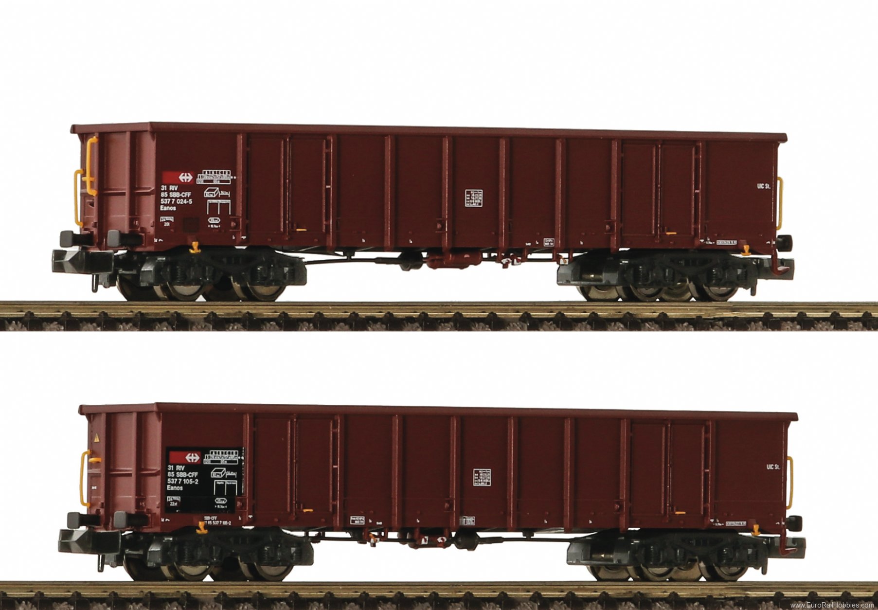 Fleischmann 830252 2 piece set: Open goods wagons, SBB