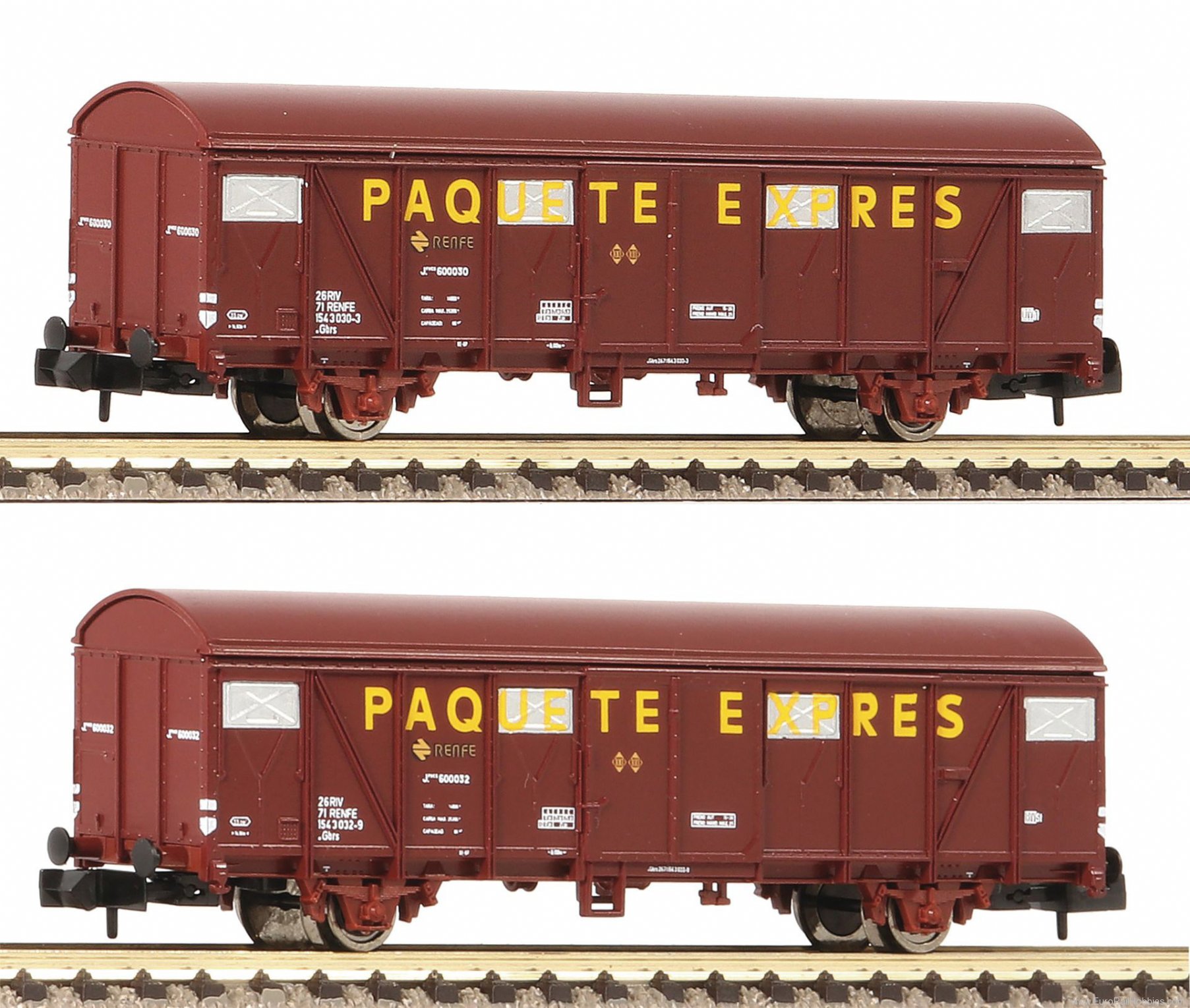 Fleischmann 831510 RENFE 2 Piece Set 'PAQUETE EXPRES',