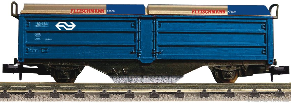 Fleischmann 833402 Sliding wall wagon used for track cleaning, N