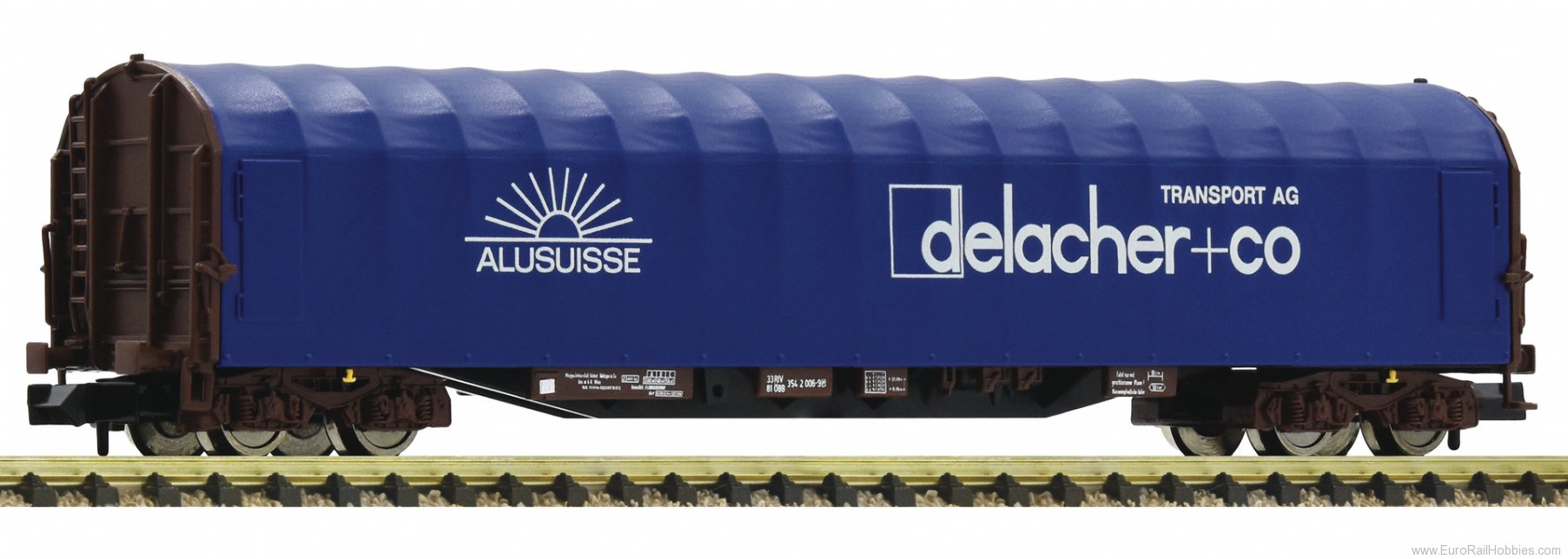 Fleischmann 837707 OBB Slide Tarpaulin Wagon