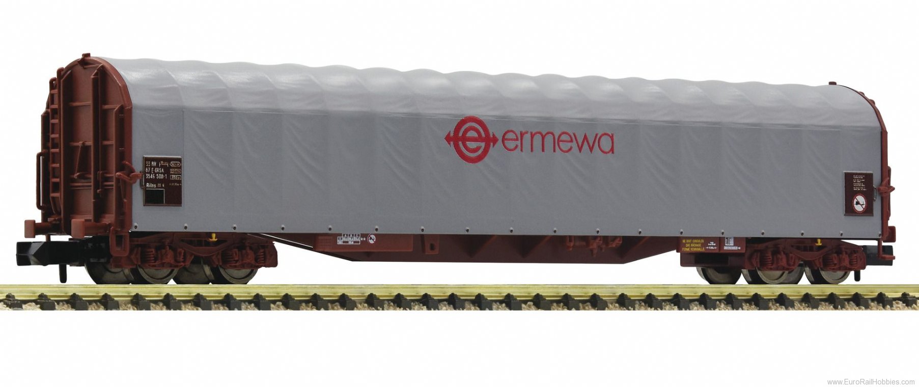Fleischmann 837710 ERMEWA Slide Tarpaulin Wagon        