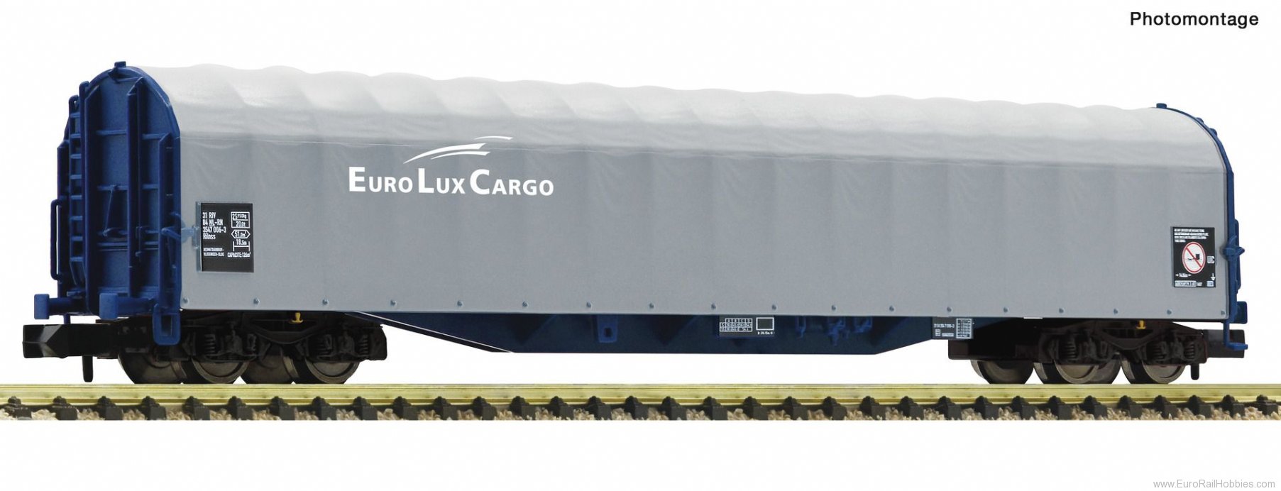 Fleischmann 837714 Sliding tarpaulin wagon, Railion Nederland