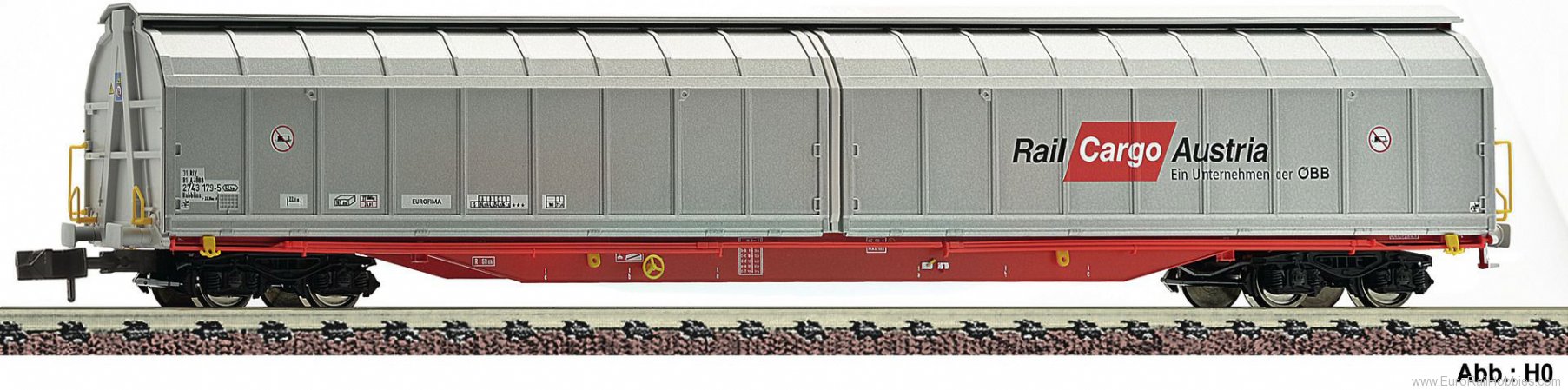 Fleischmann 838314 OBB High capacity sliding wall wagon type Hab