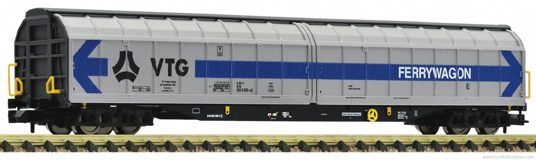 Fleischmann 838318 DB High capacity sliding wall wagon