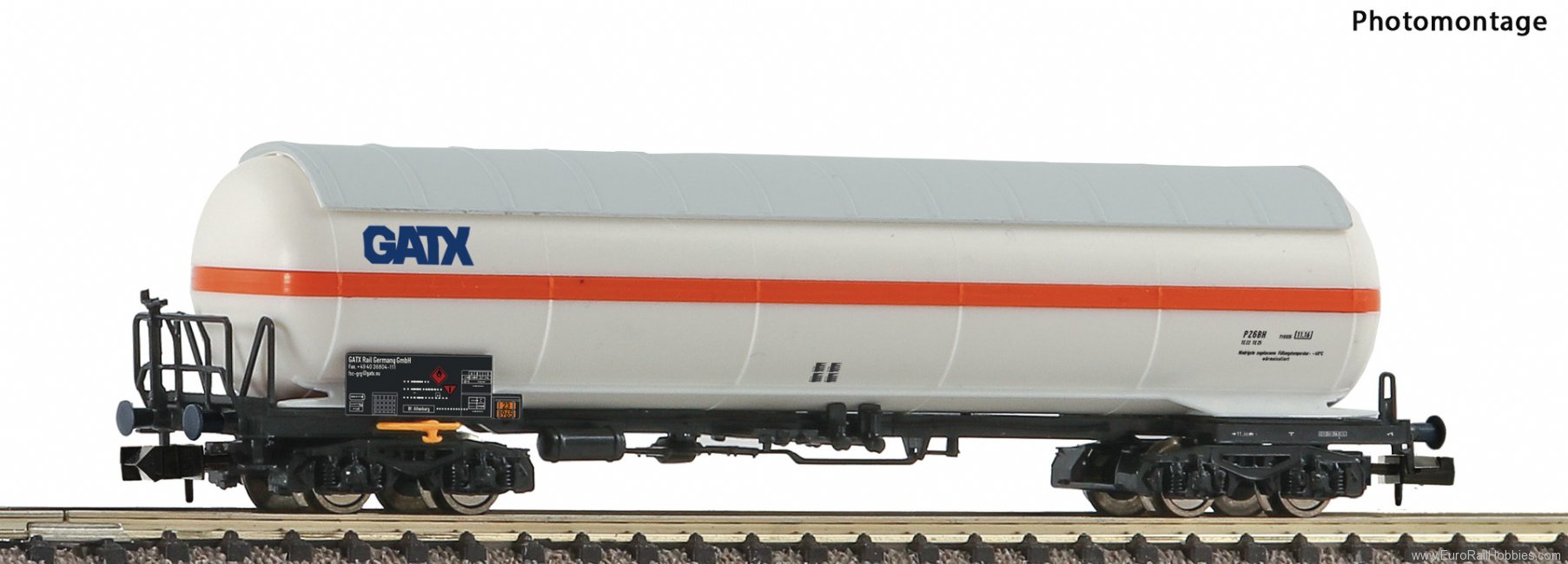 Fleischmann 849112 DB-AG Pressurised gas tank wagon Display 8491