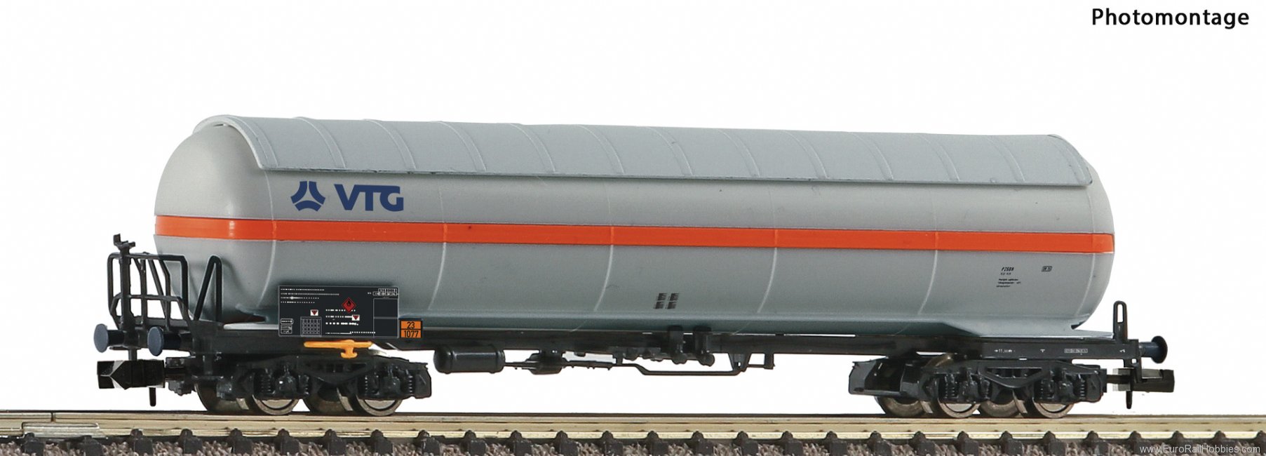 Fleischmann 849115 DB-AG Pressurised gas tank wagon Display 8491