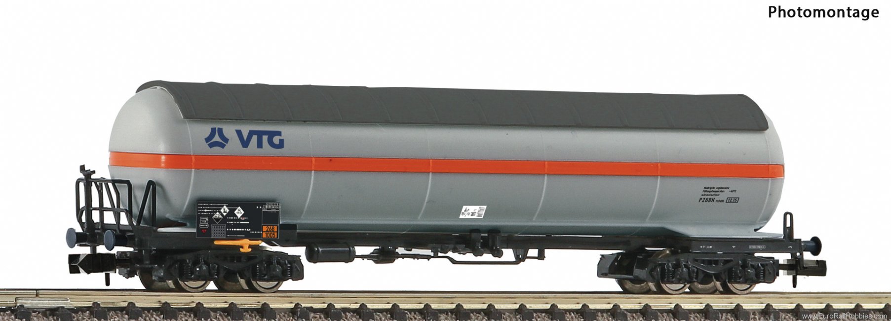 Fleischmann 849116 DB-AG Pressurised gas tank wagon Display 8491
