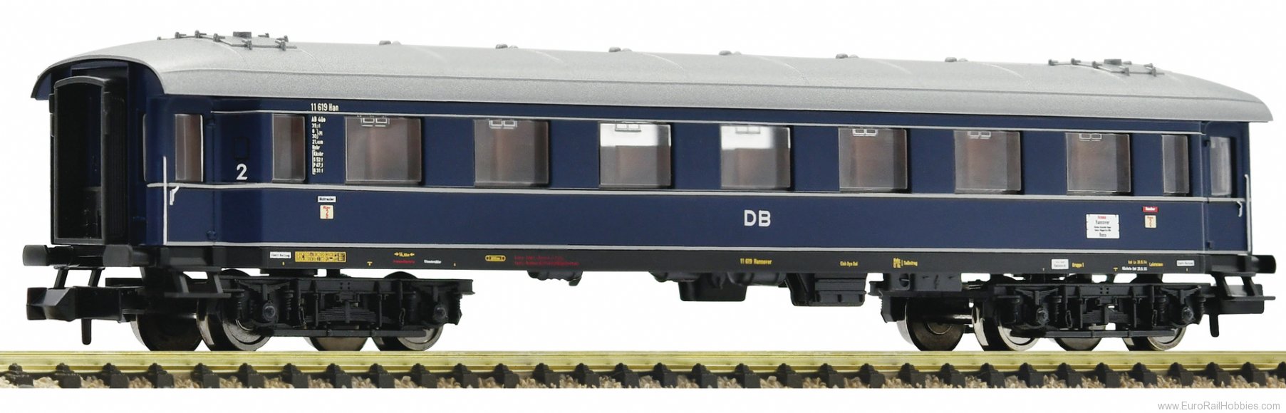 Fleischmann 863104 DB 2nd class Express Coach for long-distance 
