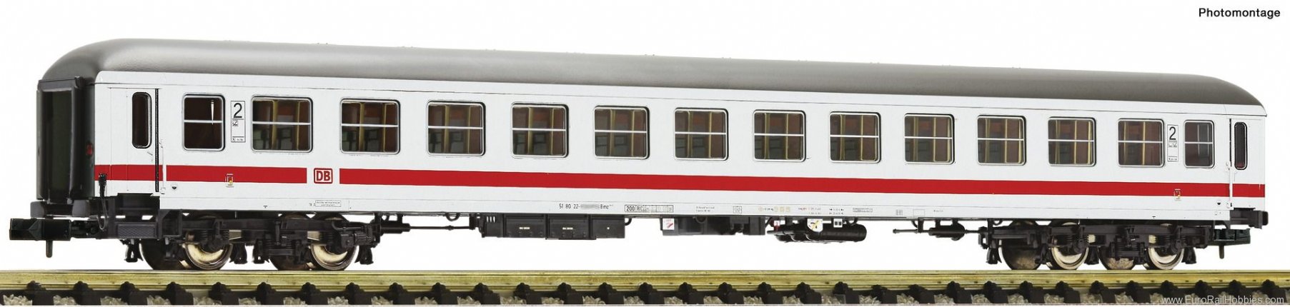 Fleischmann 863927 DB AG 2nd class Express Train Passenger Coach